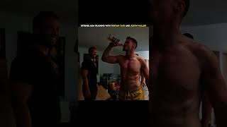 Intense Arm Training With Tristan Tate And Justin Waller #shorts