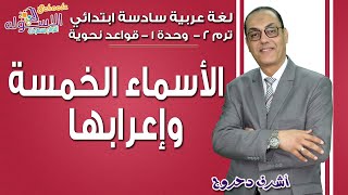 شرح لغة عربية سادسة ابتدائي | الأسماء الخمسة وإعرابها | تيرم2-وح1 - قواعد نحوية | الاسكوله