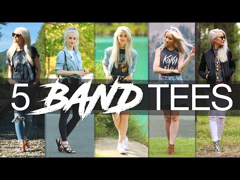 HOW TO STYLE: BAND TEES | 5 WAYS