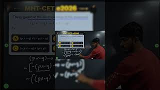 Mathematical Logic Mht cet 2026 PYQ | #mhtcet #pyq #mathematics #cetmaths #ilmizaacademy #education
