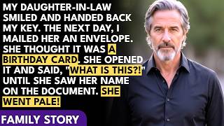 My DIL Returned My House Key with a Smile. The Next Day, I Mailed Her an Envelope. She Thought It...