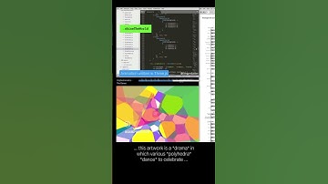 "Polyhedramatics : The Dance" - a Three.js animation of Math x Music collaboration