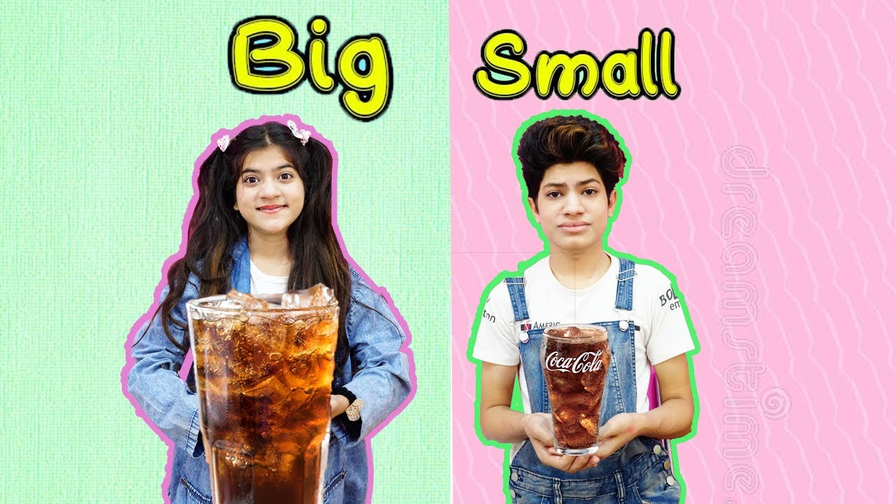 BIG VS SMALL CHALLENGE | Funny family | - YouTube