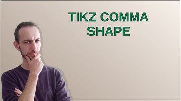 Tex: Tikz comma shape