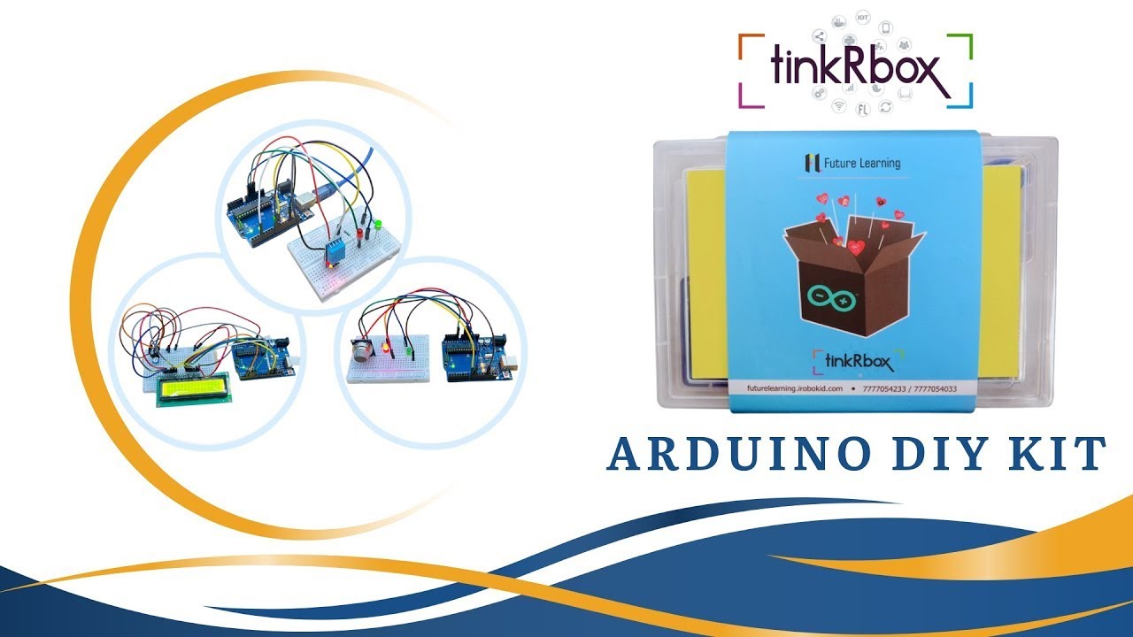 Arduino Pro Tinker Box tinkRbox - Arduino Kit for beginner 30+ DIY Projects with Free Video ...