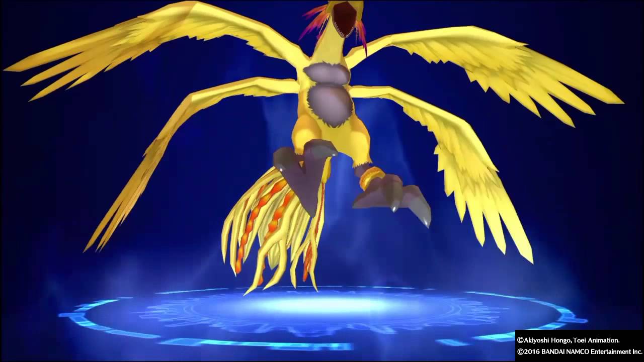 Digimon Story Cyber Sleuth: all Garudamon Digivolutions - YouTube