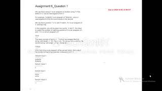 NPTEL C Programing Week 6 Assignment 6 Question 1