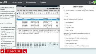 Testout｜Network +｜4.1.7 Lab： Explore ARP in Wireshark
