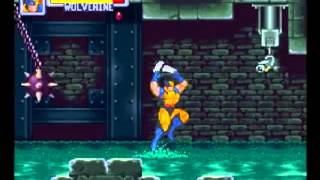 Marvel Super Heroes (SNES) Playthrough - Amazon (Wolverine)