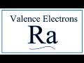 Valence Electrons and Radium's Configuration
