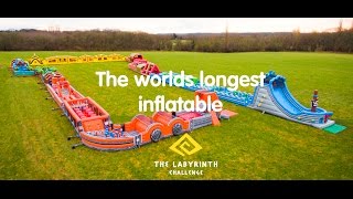 The Worlds Longest Inflatable Over 1000Ft - The Labyrinth Challenge