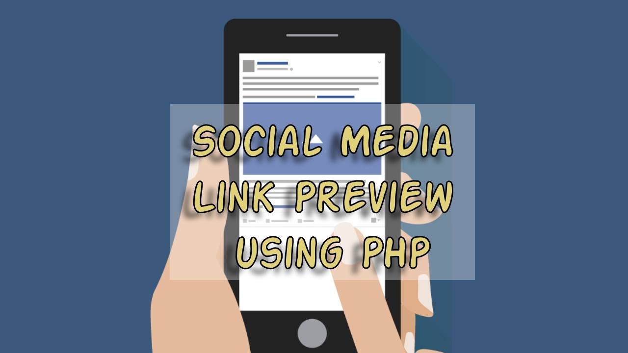Social Media Link Preview using PHP