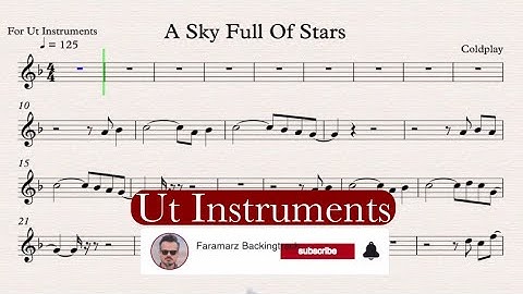 A sky full of stars - Coldplay - Ut instruments sheet music