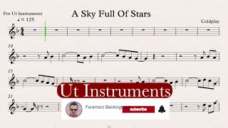 Download Lagu A sky full of stars - Coldplay - Ut instruments sheet music