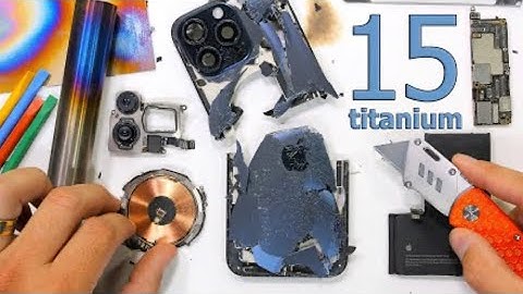 Be gentle with apples new Titanium I phones 15 pro Max….Yikes