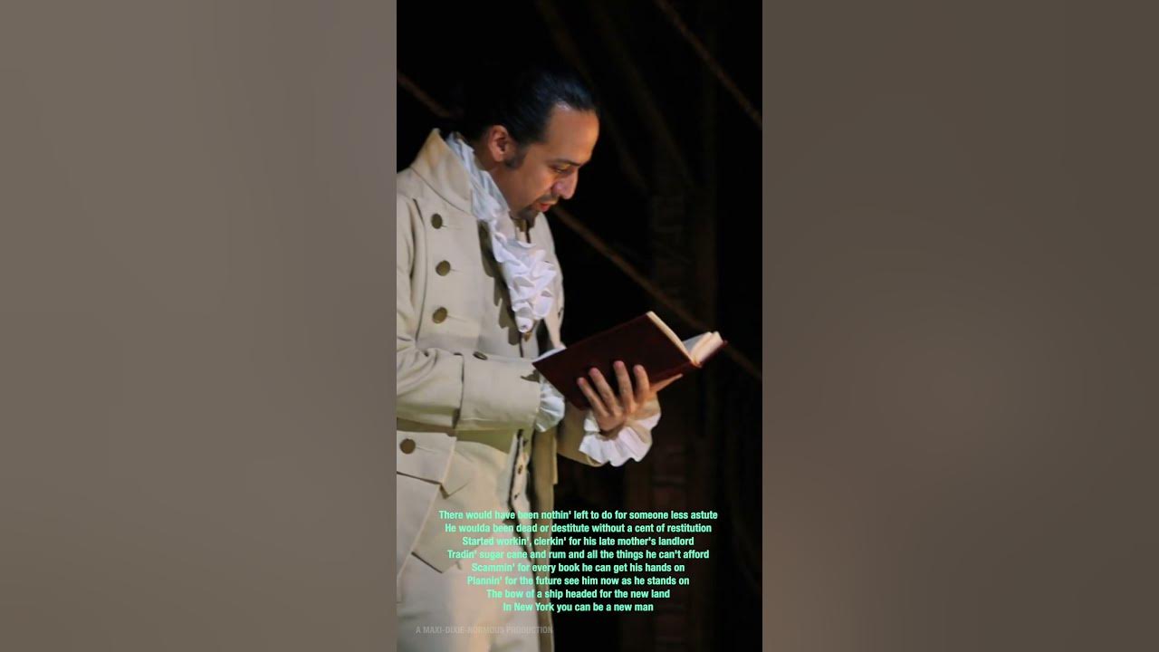 Alexander Hamilton (Part 4) Opening Song from Lin-Manuel Miranda's Hamilton An American Musical Alexander Hamilton (Part 4) Opening Song from Lin-Manuel Miranda's Hamilton An American Musical