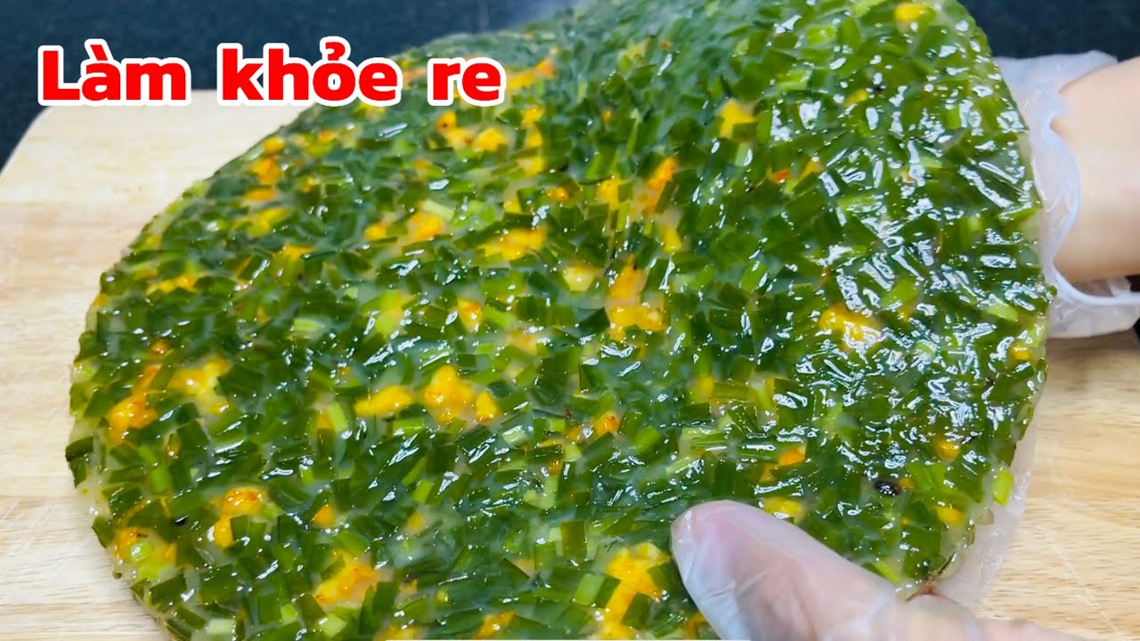 Không ngờ bánh hẹ lười lại quá ngon