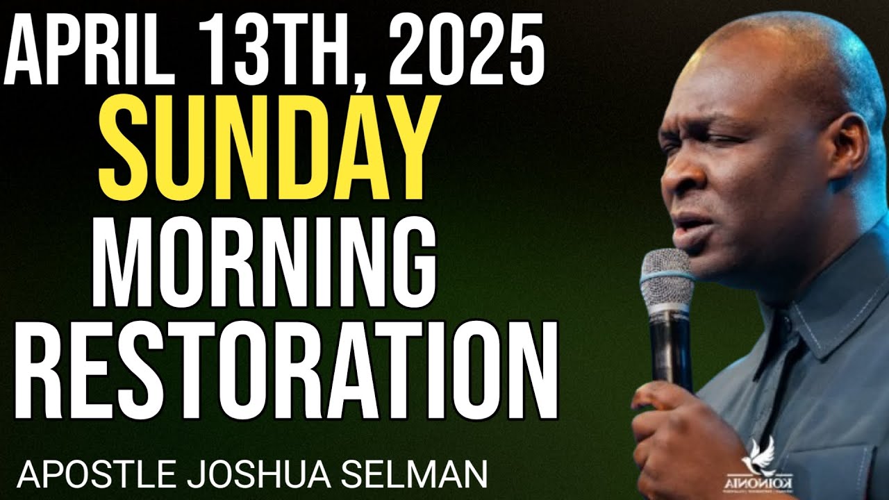 Sunday Blessings Connect with Apostle Joshua Selman Morning Prayer ...