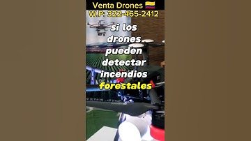 ¿Los drones pueden detectar incendios forestales?
