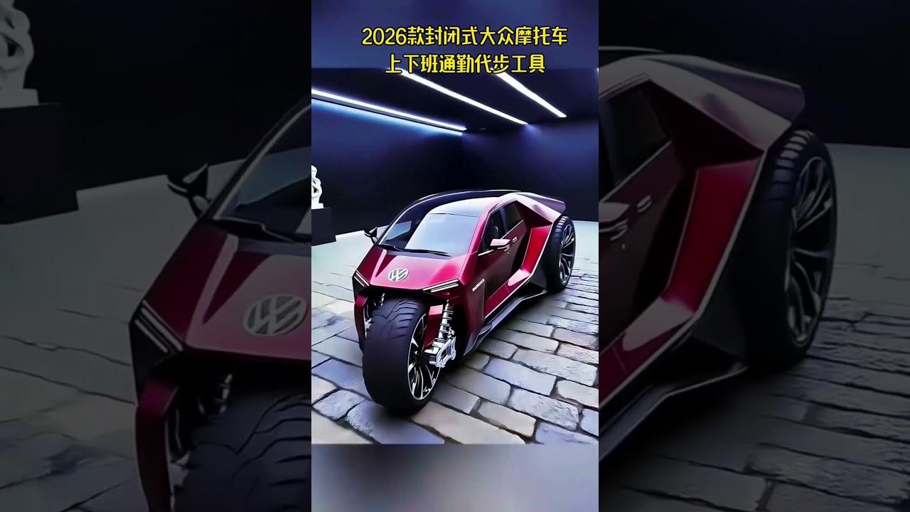🔥 TITLE (US Trending Style)2026 Volkswagen Enclosed Motorcycle 🤯