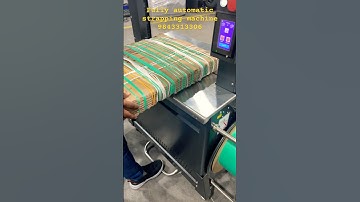 Fully automatic strapping Machine 9843313306 #paccoautomation #factory