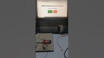 IoT project 1 : esp32 - 2N2219 transistor - 5V relay - solenoid lock