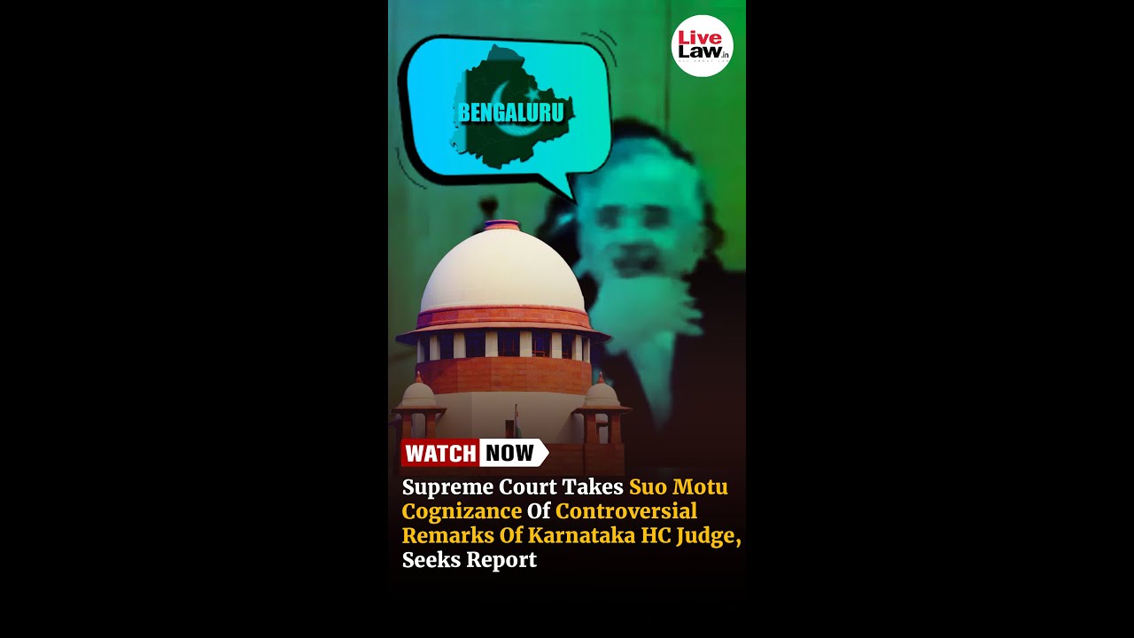 Supreme Court Takes Suo Motu Cognizance Of Controversial Remarks Of ...