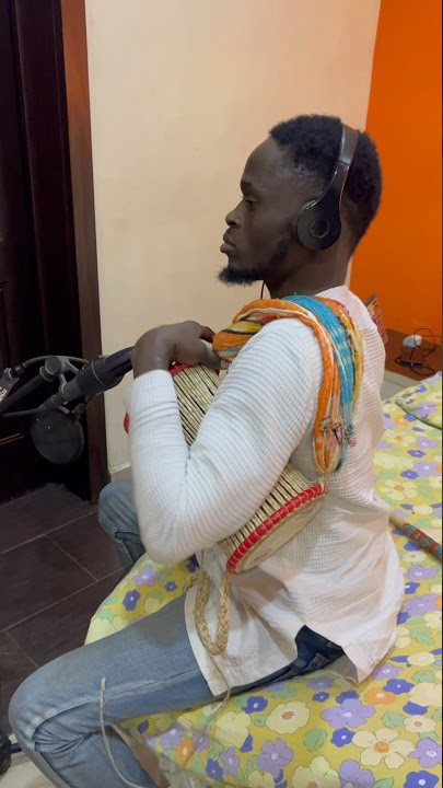 #RecordingSession with a #Gangan player 😍 My fav instrument #oyin #oyinbabyo #afrobeats #yoruba