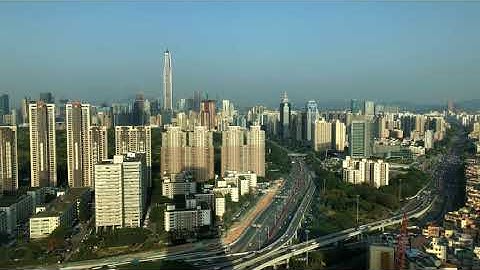 Mobile Gimbal - Timelapse in Downtown Shen Zhen