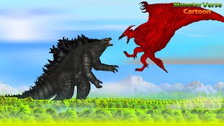 Godzilla vs Rodan - MonsterVerse Cartoon 12