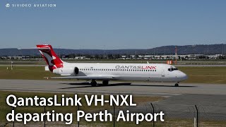 Third Silverroo 717 - Qantaslink Vh-Nxl Departing Perth Airport.