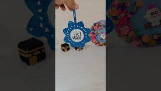 Miniature Crochet Frame Keychain #miniature #crochet #frame #shorts #craft #calligraphy