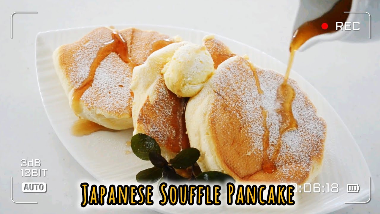 Японские суфле-блины за одну минуту. Как приготовить пышные японские блинчики. Приготовление блинов.