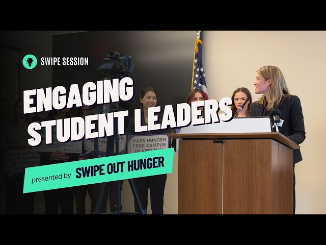 Swipe Session: Engaging Student Leaders- Creating Community and Addressing Stigma