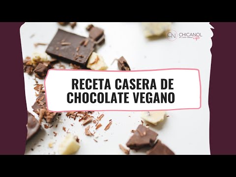 Receta casera de chocolate vegano