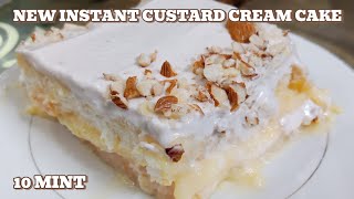 10 MINT desert bread cream custard cake || delicious and tasty || recipe 2024 || with warsha life