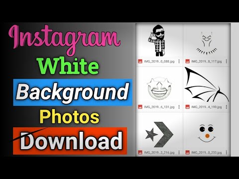 White Background On Instagram Photos || How To Download White Background  Photos On Instagram || - YouTube