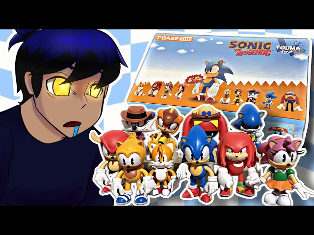 The TOUMA Classic Sonic figures are PEAK (FULL UNBOXING) - YouTube