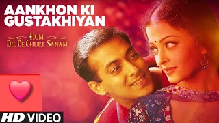 Aankhon Ki Gustakhiyan Lyrical Video | Hum Dil De Chuke Sanam | Kumar Sanu.Kavita K|Aishwarya,Salman