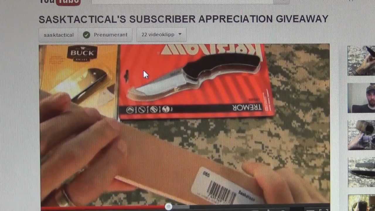 VR to sasktactical's SUBSCRIBER APPRECIATION GIVEAWAY