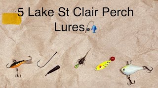 5 Lake St Clair Perch Lures 🔥