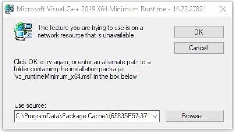 Microsoft visual c++ 2019 x86 x64 minimum runtime FIX