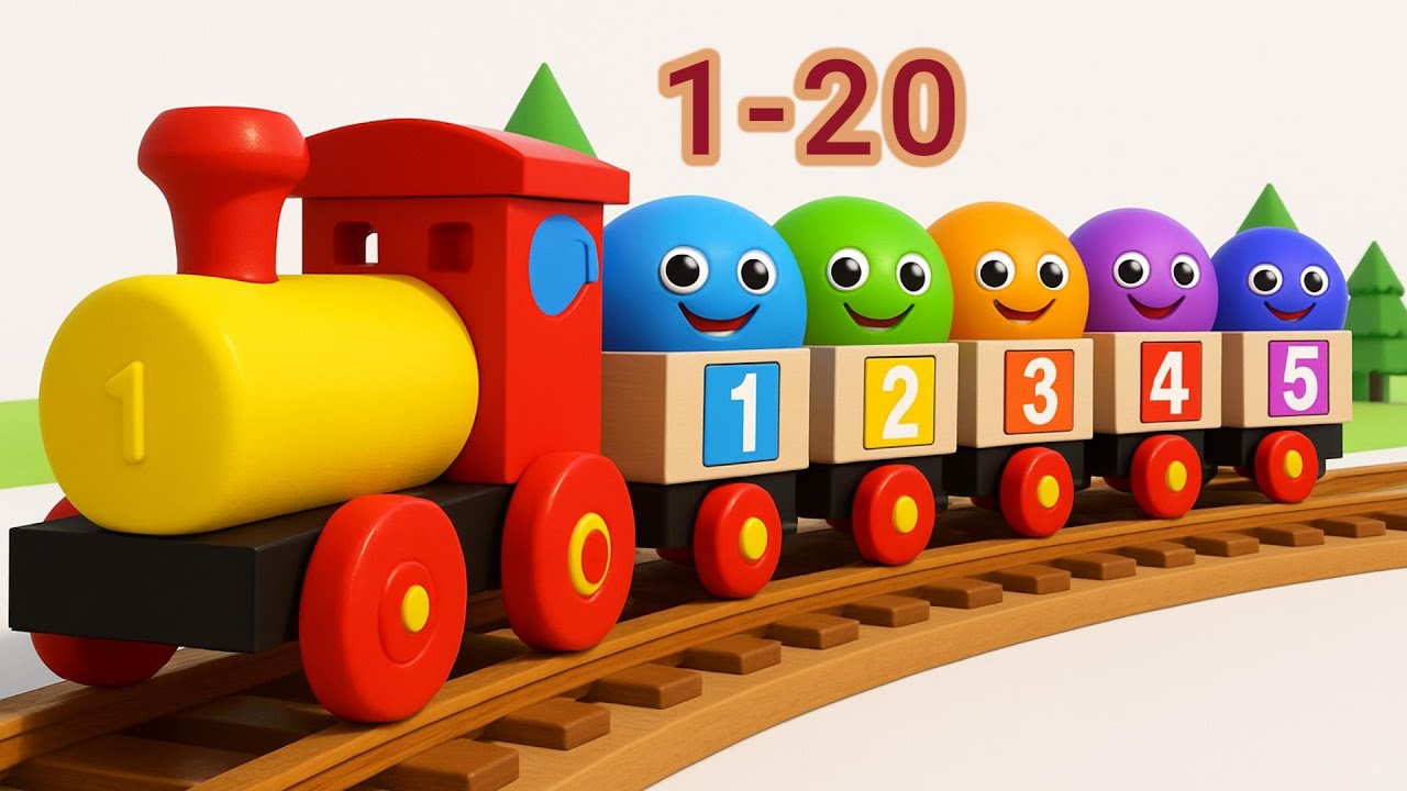 Learn Counting 1 to 20 for Kids, Ginti, Counting, Fun Learning, Preschool, Kindergarten | Kridha TV