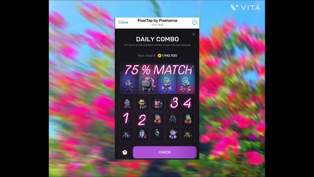 PIXEL TAP DAILY COMBO 2 NOVEMBER  ✅