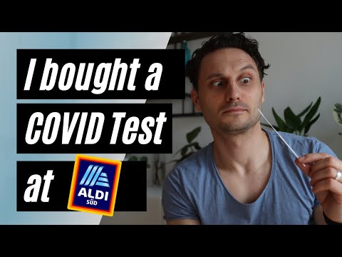 Aldi COVID test; unboxing and demonstration