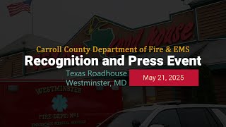 Department of Fire and EMS Recognition and Press Event May 21 2025
