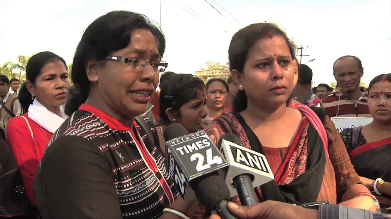 10323 teachers block rail and NH on demand of assured alternate job, later arrested