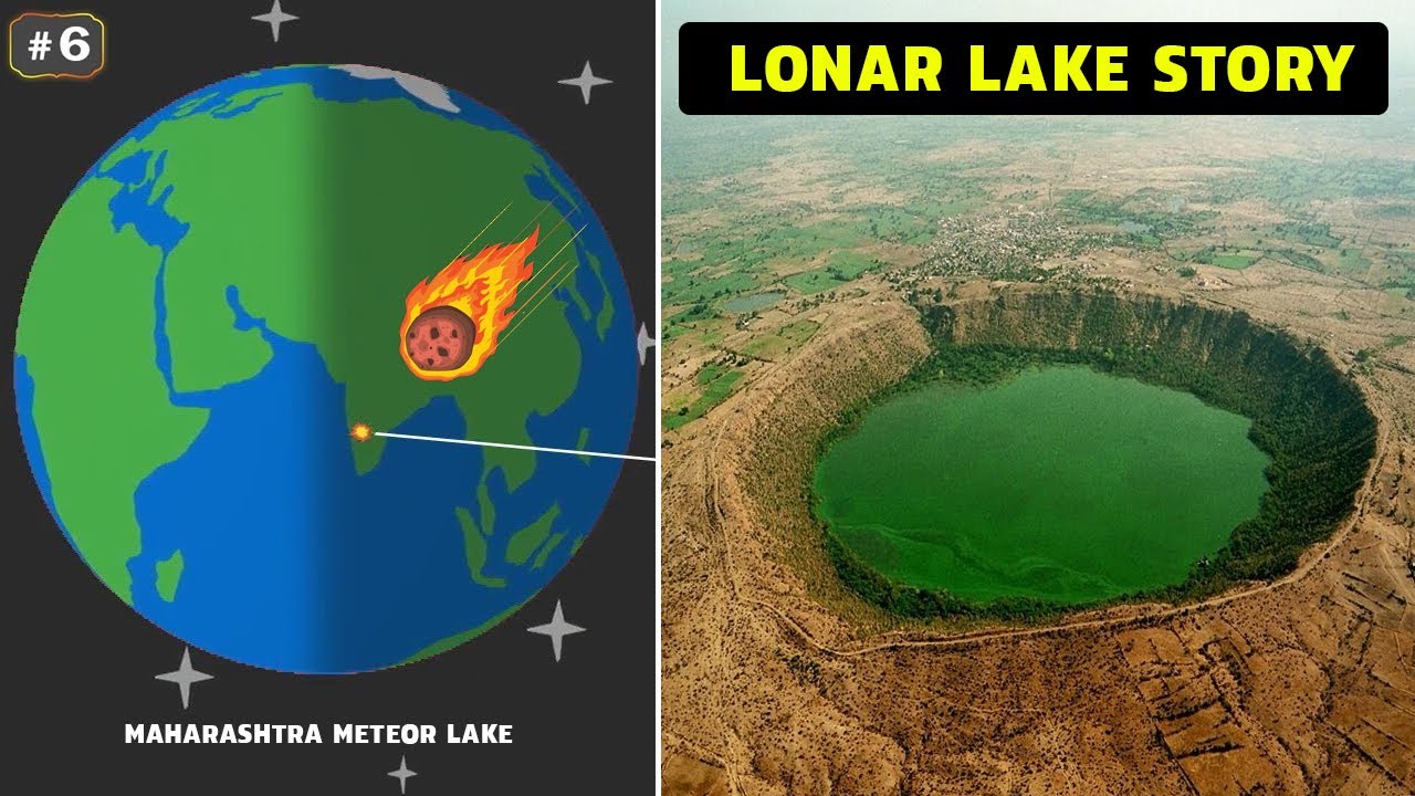 Lonar Crater Lake Story | Lake Created by Meteor Collision in Maharashtra | Quick Fact #6