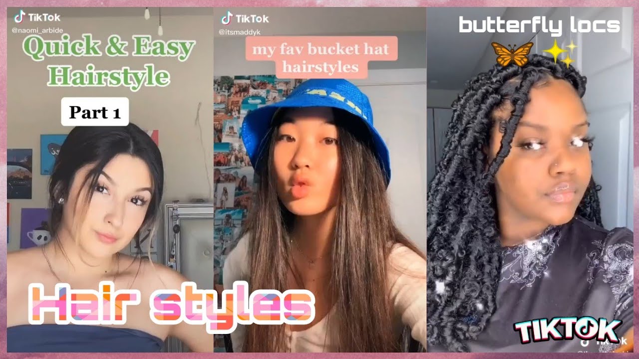hair styling tips tik tok compilation9 YouTube