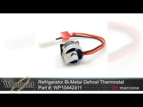 Whirlpool Wp10442411 Refrigerator Bi-Metal Defrost Thermostat